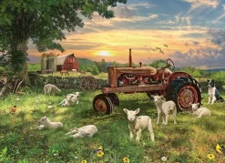 Puzzle Campo ao nascer do sol