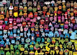 Puzzle Canetas são minhas amigas: Doodle Rainbow