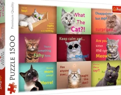 Puzzle Caras engraçadas de gatos