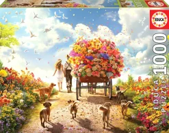 Puzzle Carregando flores