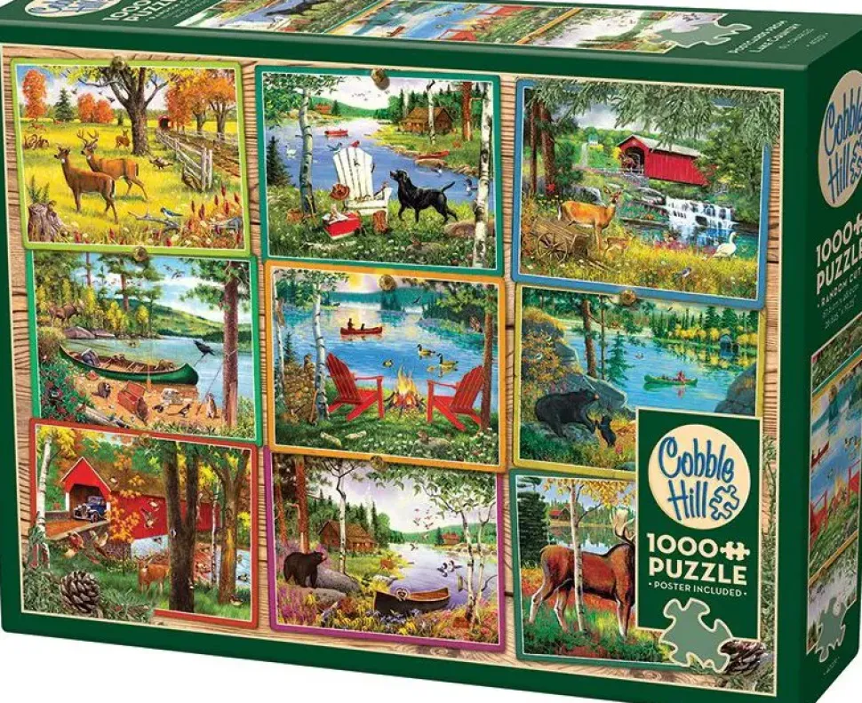Puzzle Cartões postais de Lake Country