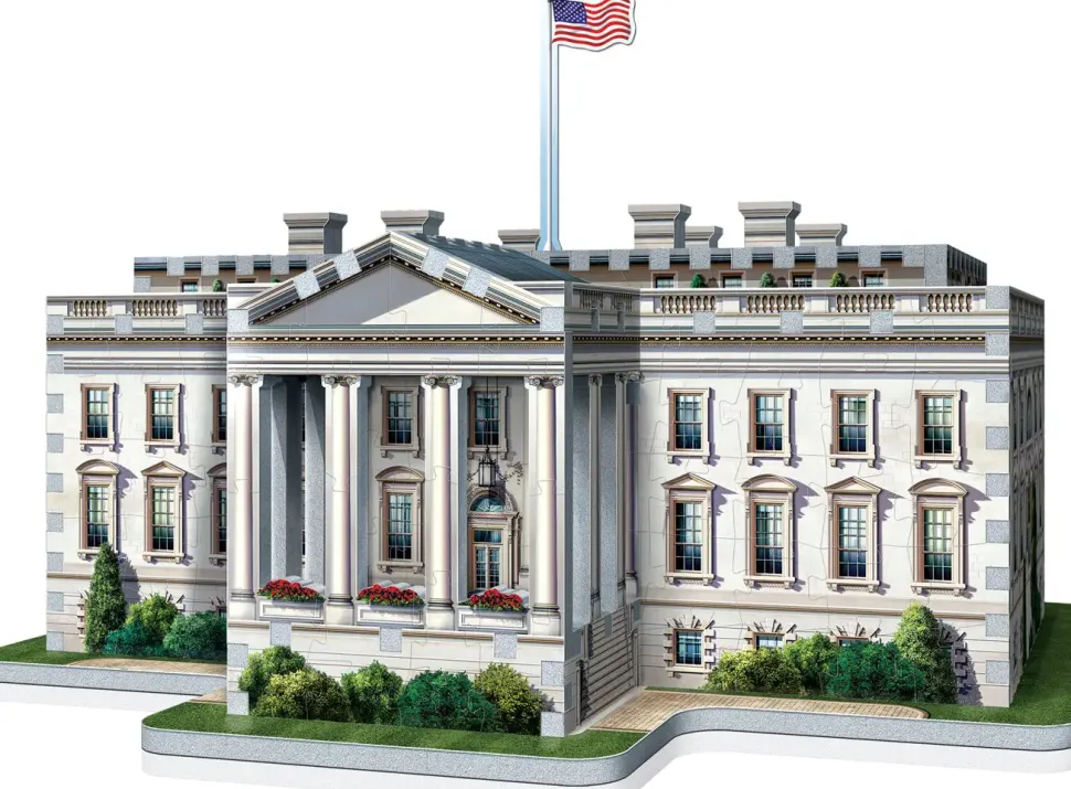 Puzzle Casa Branca, Washington 3D