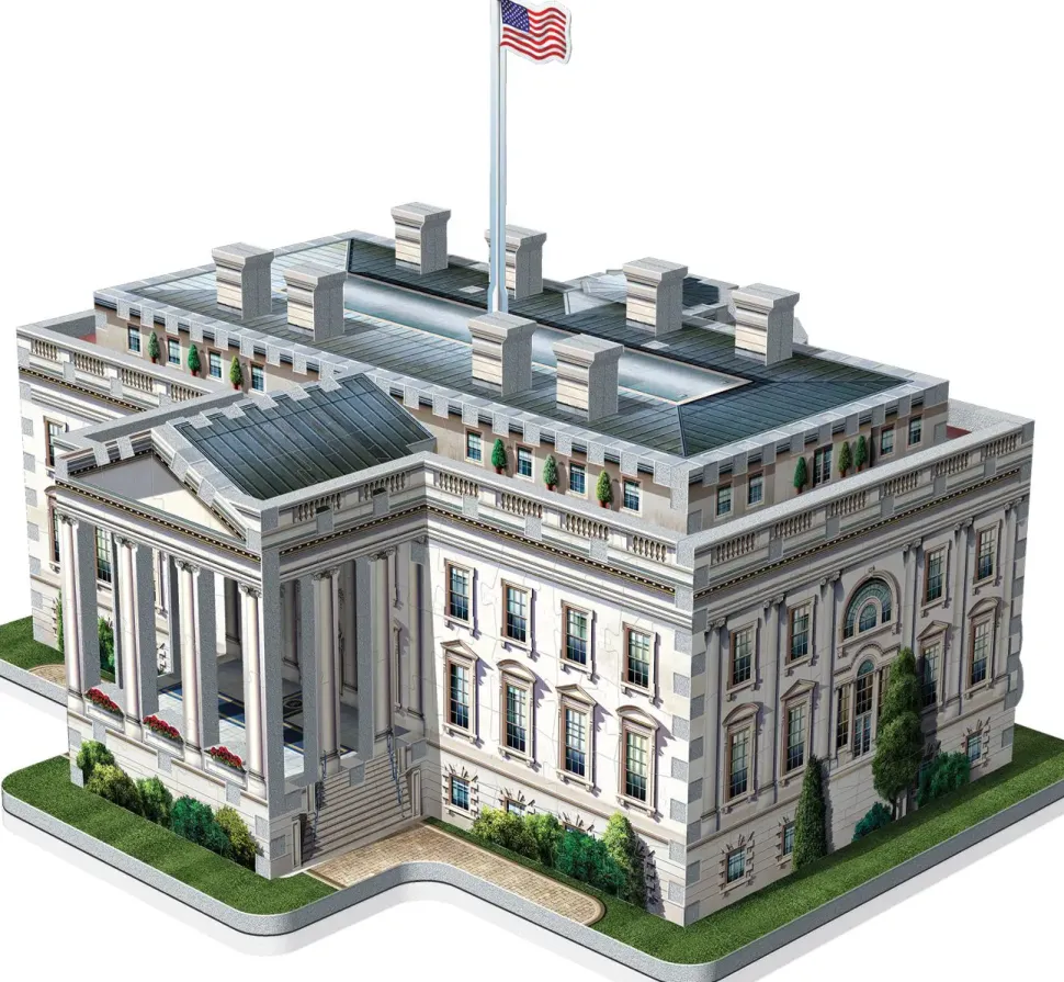 Puzzle Casa Branca, Washington 3D