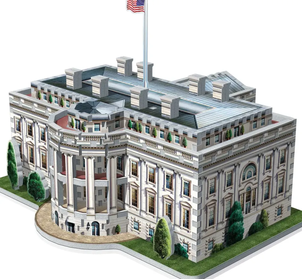 Puzzle Casa Branca, Washington 3D