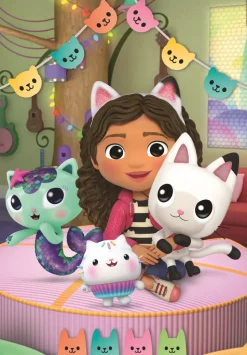 Puzzle Casa de bonecas Gabby 3x48