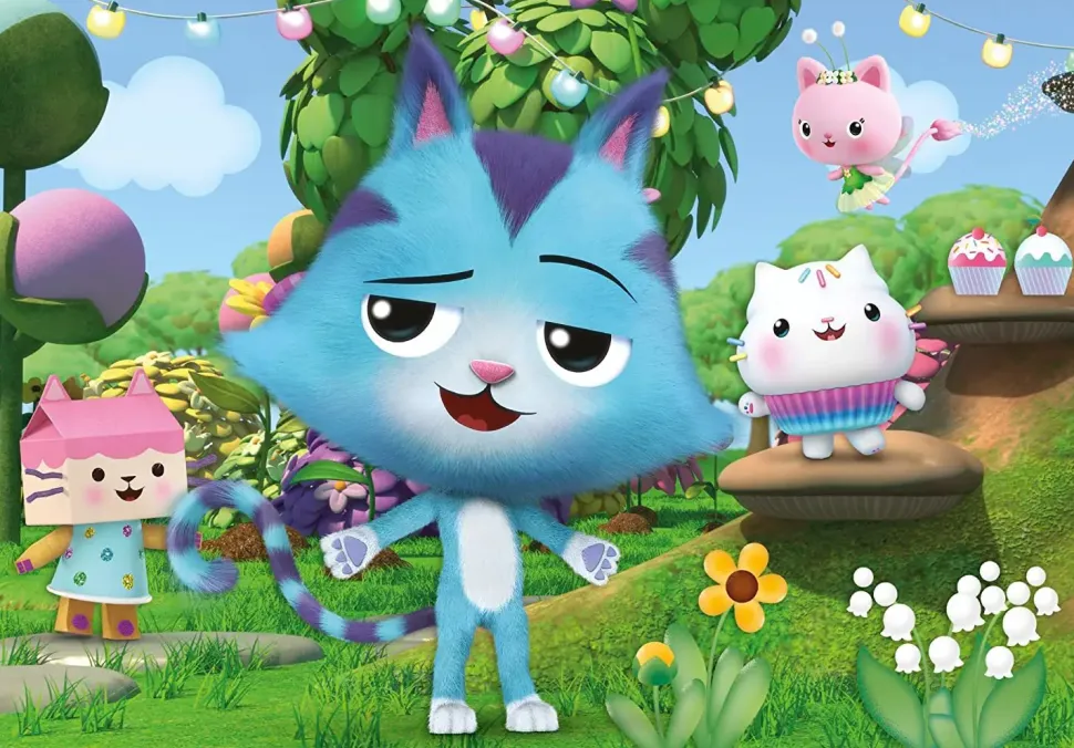 Puzzle Casa de bonecas Gabby 3x48