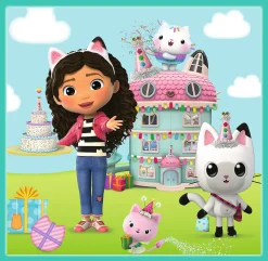 Puzzle Casa de bonecas 3v1: atividades de Gabby
