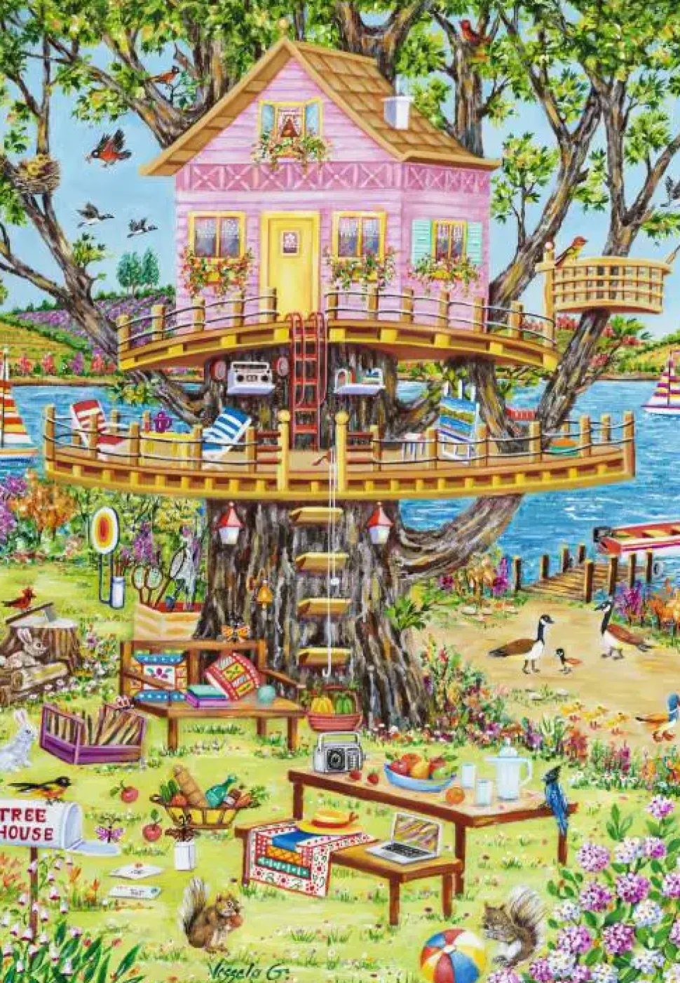 Puzzle Casa na Árvore