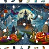Puzzle Castelo de Halloween de madeira