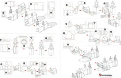 Puzzle Castelo de Neuschwanstein metal 3D