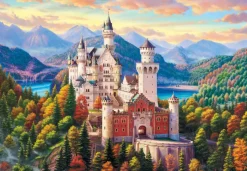 Puzzle Castelo nas montanhas