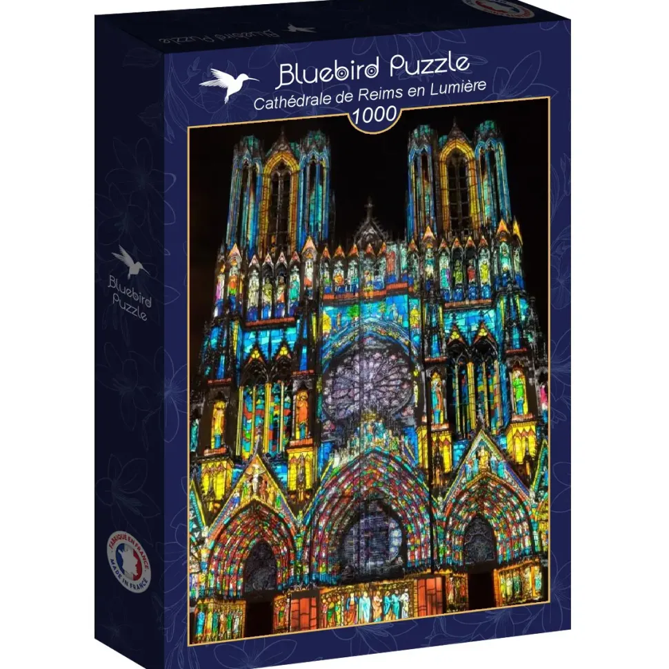 Puzzle Catedral de Reims à luz