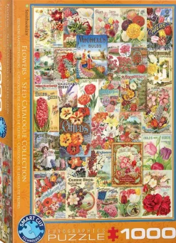 Puzzle Catálogo de sementes de flores