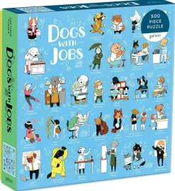 Puzzle Cães com empregos