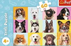 Puzzle Cães fofos 60 dielikov