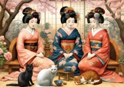 Puzzle Chá da primavera