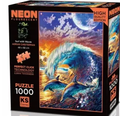 Puzzle Chesterman: surfe com ondas