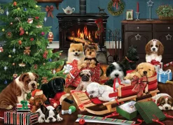 Puzzle Christmas Puppies