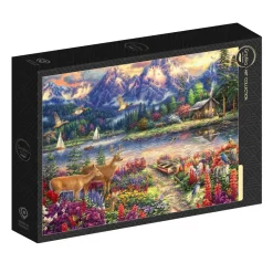 Puzzle Chuck Pinson: Majestade da Montanha da Primavera