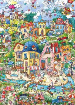 Puzzle Cidade Feliz: Bom dia!
