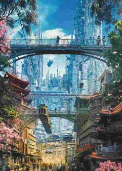 Puzzle Cidades do Futuro: Distrito de Mercados