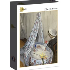 Puzzle Claude Monet: O Berço - Camille com o Filho do Artista Jean, 1867