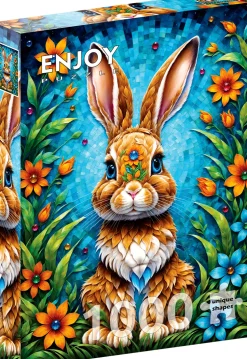 Puzzle Coelho de jardim