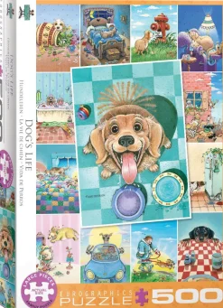 Puzzle Colagem de cães fofos