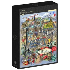 Puzzle Colagem de Paris