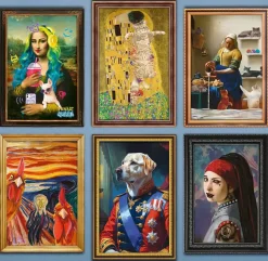 Puzzle Coleção de arte divertida