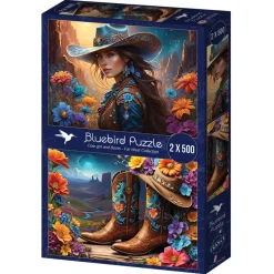Puzzle Coleção Far West: Cowgirl e Botas