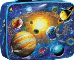 Puzzle Coleção Lancheira Com Quebra-Cabeça Explorando O Sistema Solar