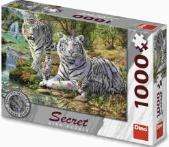 Puzzle Coleção secreta: Tigres brancos