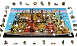 Puzzle Colin Thompson: Music Castle de madeira