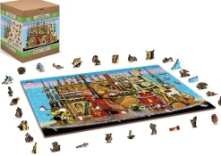 Puzzle Colin Thompson: Music Castle de madeira