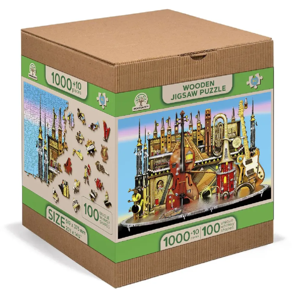 Puzzle Colin Thompson: Music Castle de madeira