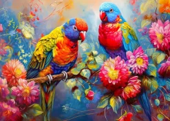 Puzzle Companheiros tropicais