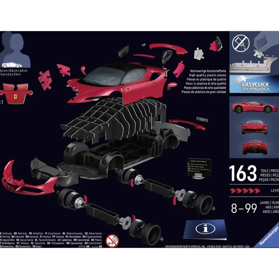 Puzzle Ícones: Ferrari SF90 Stradale 3D