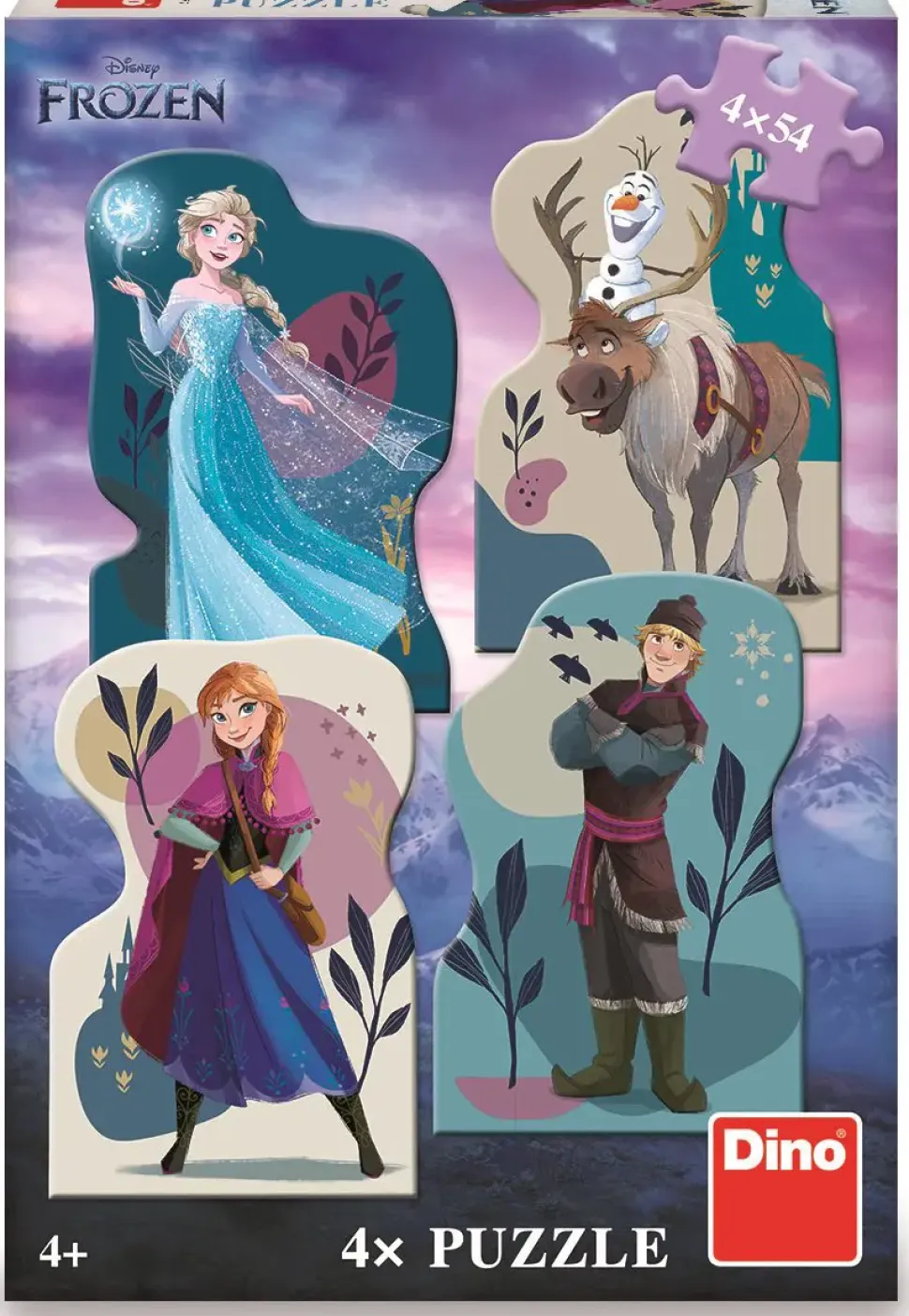 Puzzle Congelado: priate木stvo 4x54