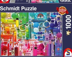 Puzzle Cores do arco-íris