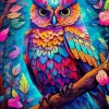 Puzzle Coruja deslumbrante
