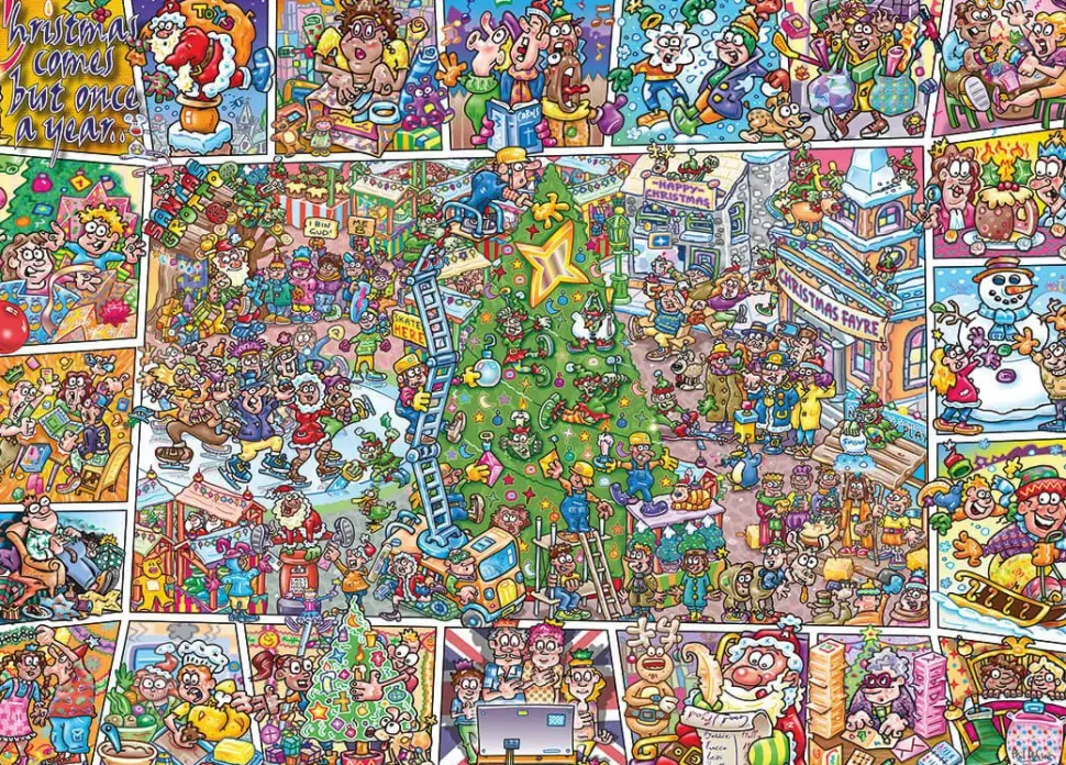 Puzzle Crackers para o Natal