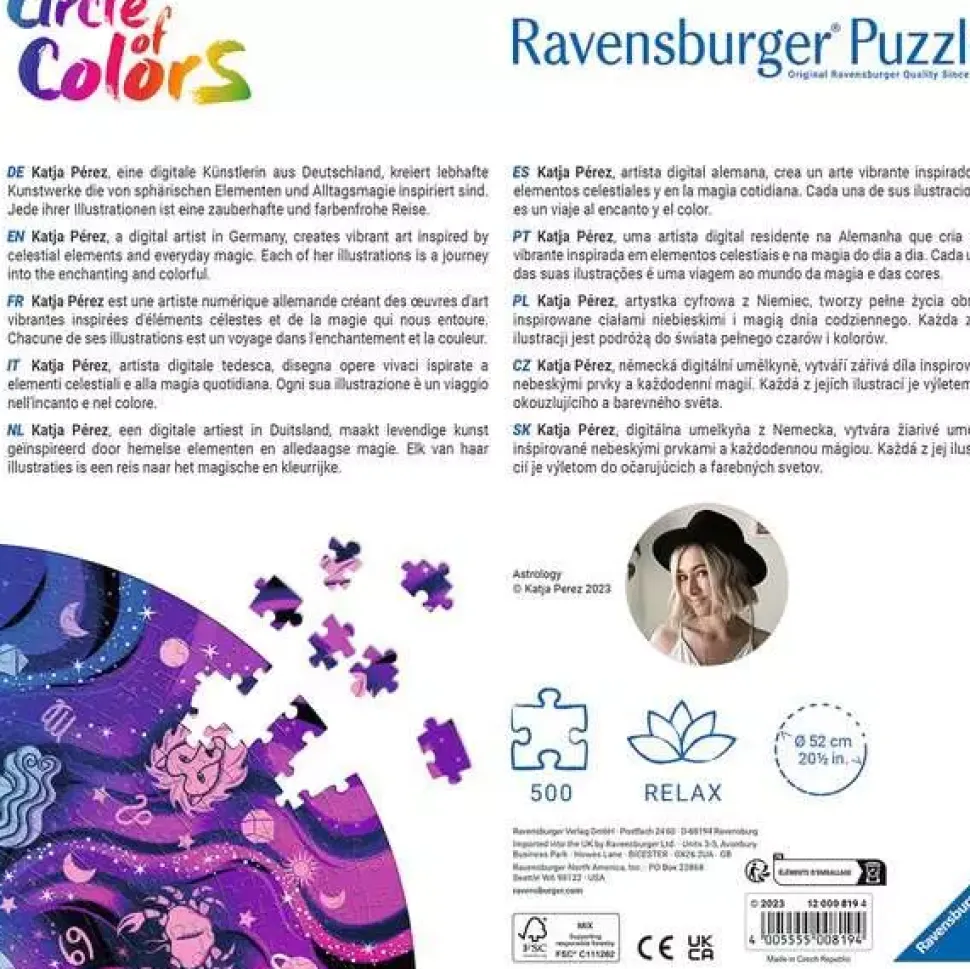 Puzzle Círculo de Cores: Astrologia