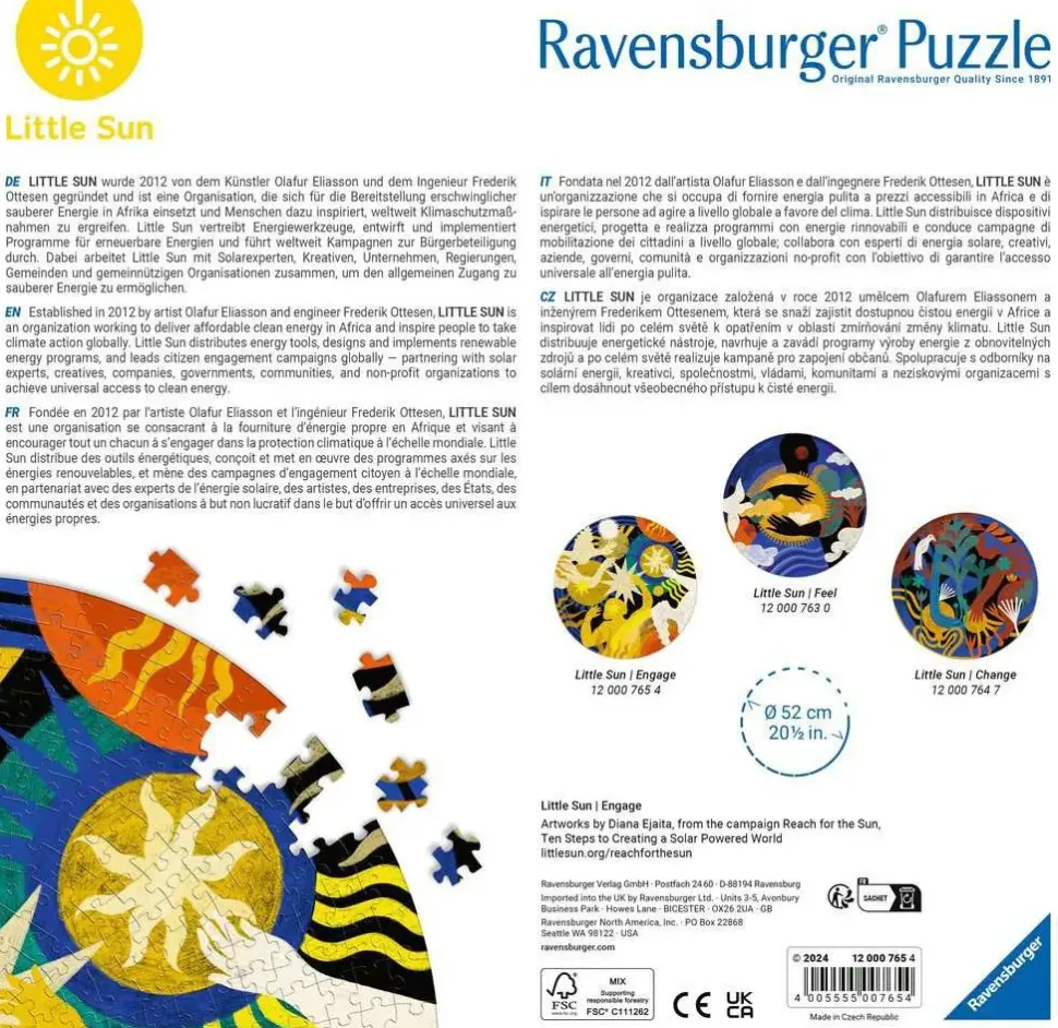 Puzzle Círculo de Cores: Envolver