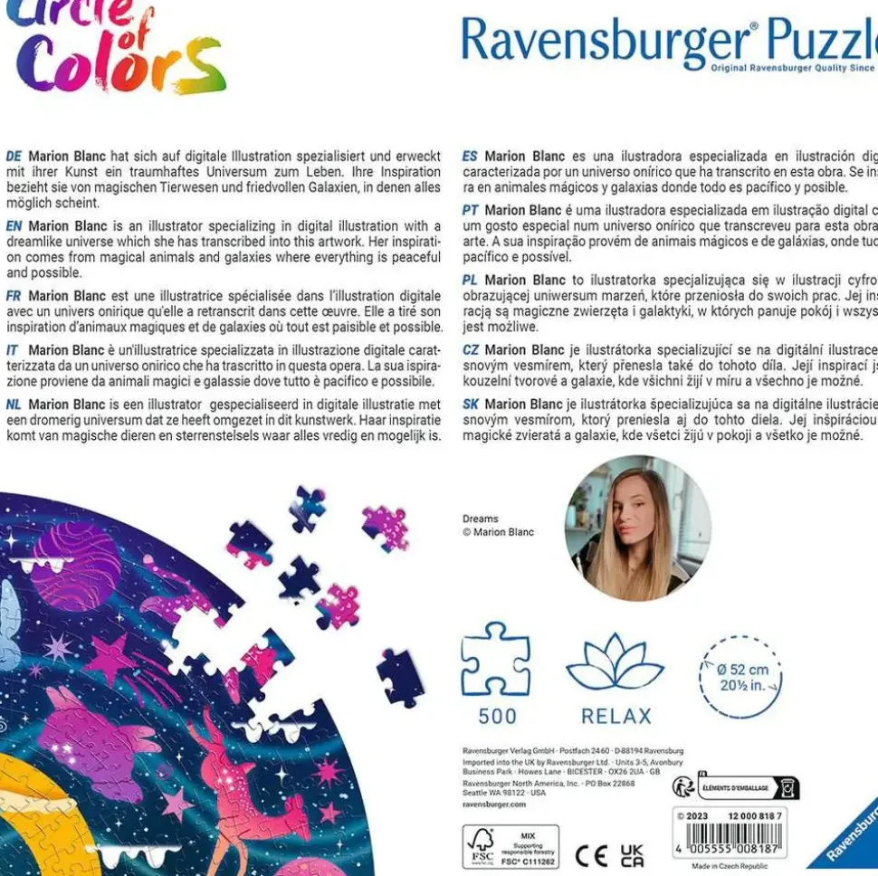 Puzzle Círculo de Cores: Sonhos