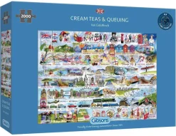 Puzzle Cream Teas and Queuing