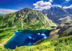 Puzzle Czarny Staw G膮sienicowy, Tatras, Polônia