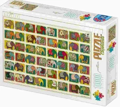 Puzzle David Katai Eszter: padrões de elefantes