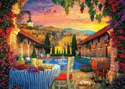 Puzzle Davison: Pôr do sol na Toscana