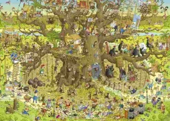 Puzzle Degano: Funky Zoo: Habitat dos macacos